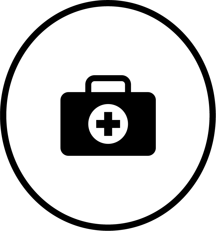 Icône de trousse médicale Retrait corps étranger Chirurgie vétérinaire Montréal